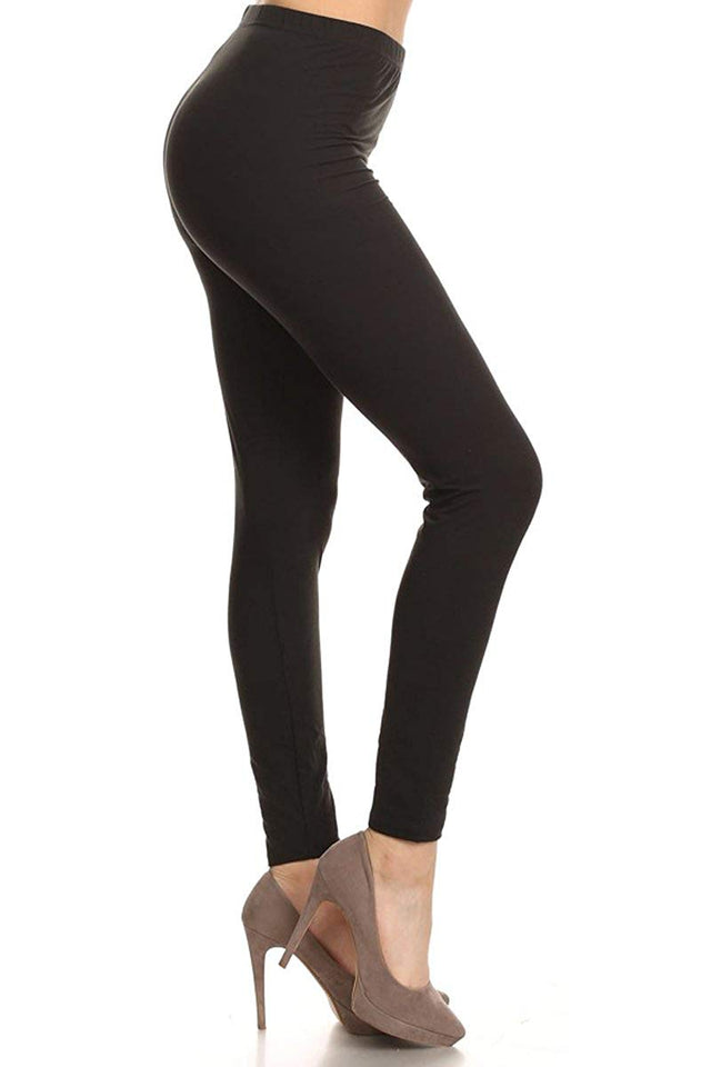 Leggings Depot High Waisted Leggings -Soft & Slim - Solid Colors & 1000+ Prints