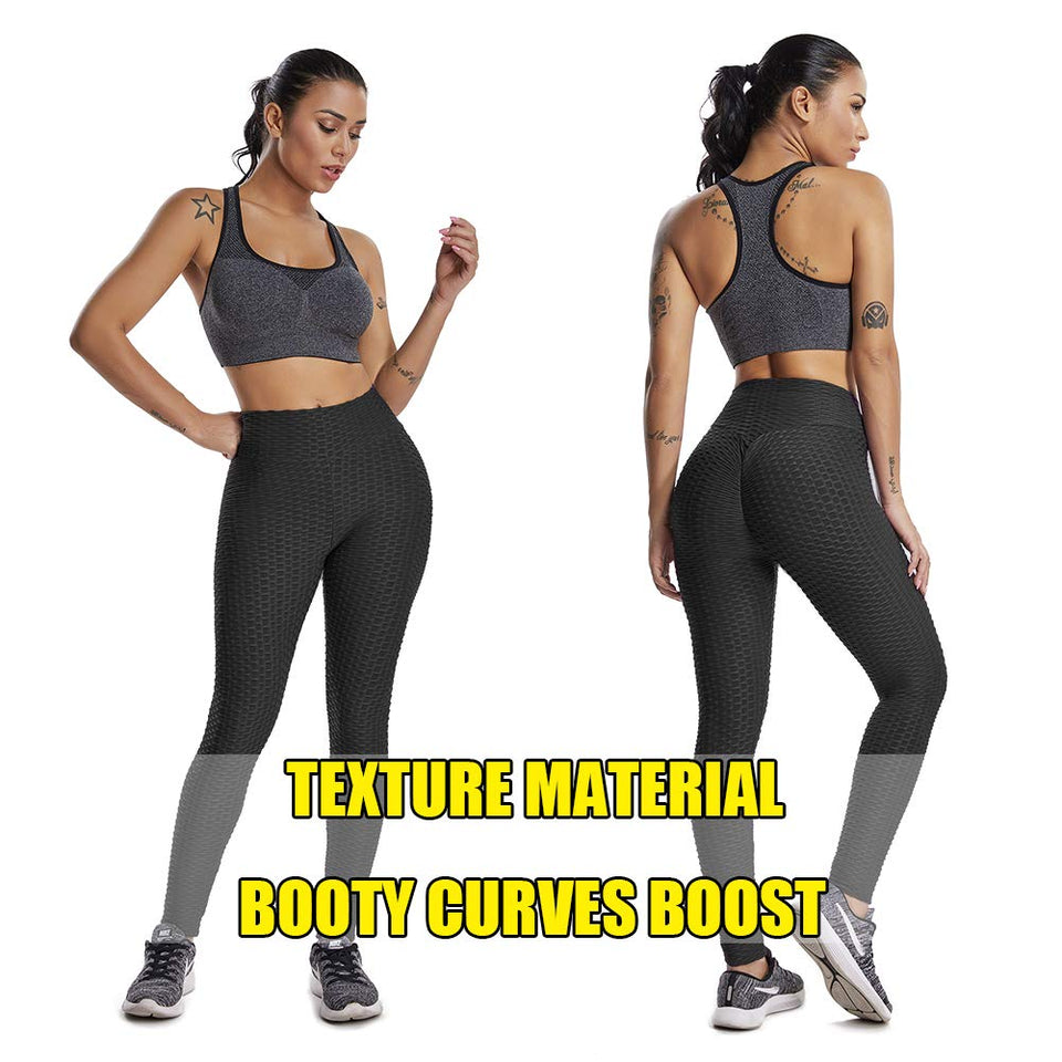 SEASUM Women's High Waist Yoga Pants Tummy Control Slimming Booty Leggings Workout Running Butt Lift Tights