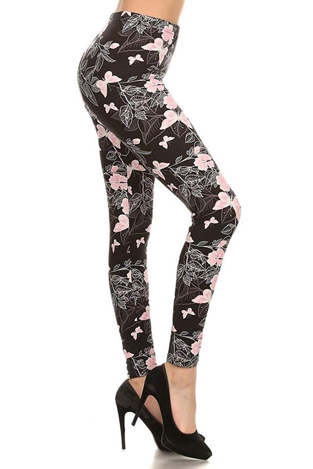 Leggings Depot Women's Ultra Soft Printed Fashion Leggings BAT1