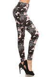 Leggings Depot Women's Ultra Soft Printed Fashion Leggings BAT1