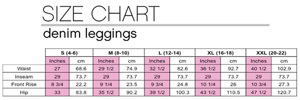 No nonsense Women's Denim Leggings With Pockets