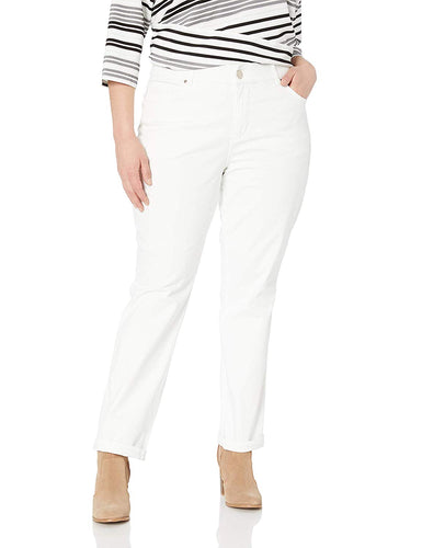 LEE Women's Plus Size Relaxed Fit Straight Leg Jean