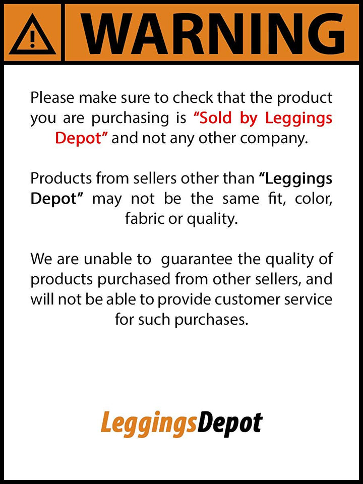 Leggings Depot High Waisted Leggings -Soft & Slim - Solid Colors & 1000+ Prints