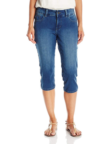 Riders by Lee Indigo Women's Ultra Soft Denim Capri Jean